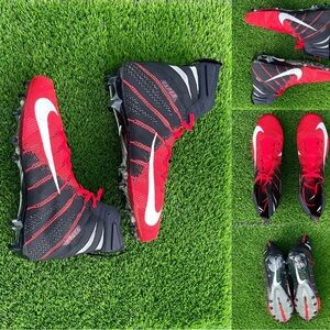 Nike Vapor Untouchable 3 Elite Red & Black Size 15